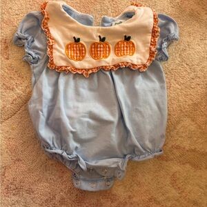 6/9M Pumpkin Smock